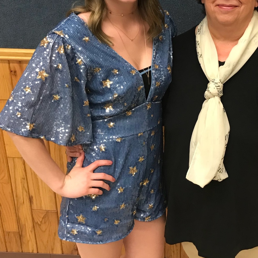 Blue Star Romper
